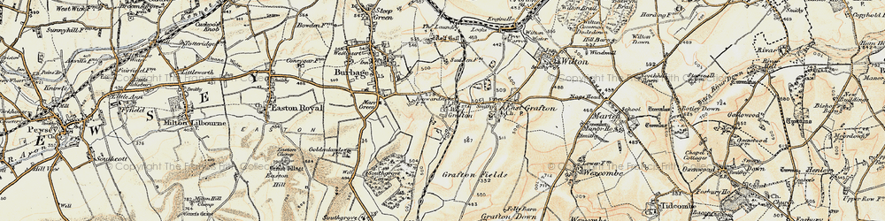 Old map of West Grafton in 1897-1899