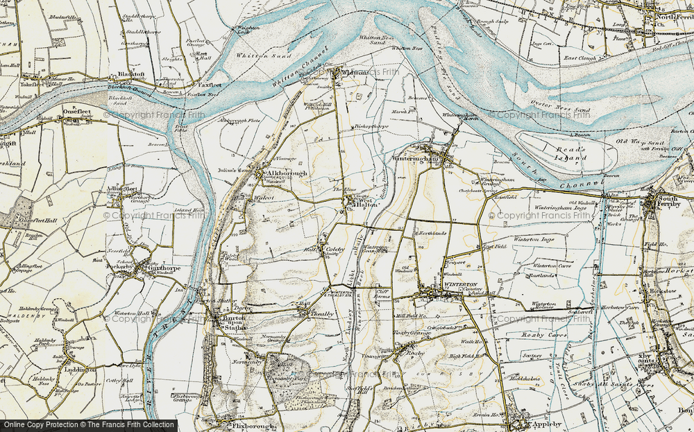 Old Map of West Halton, 1903 in 1903