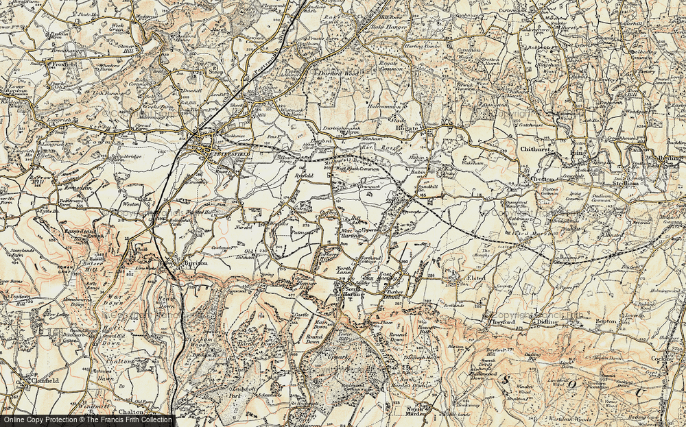 Old Map of West Harting, 1897-1900 in 1897-1900
