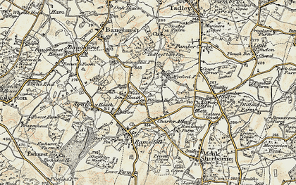 Old map of West Heath in 1897-1900