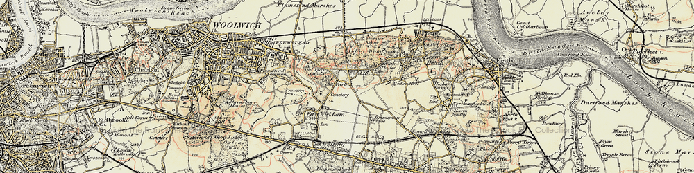 Old map of West Heath in 1897-1902