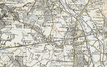 Old map of West Heath in 1897-1909