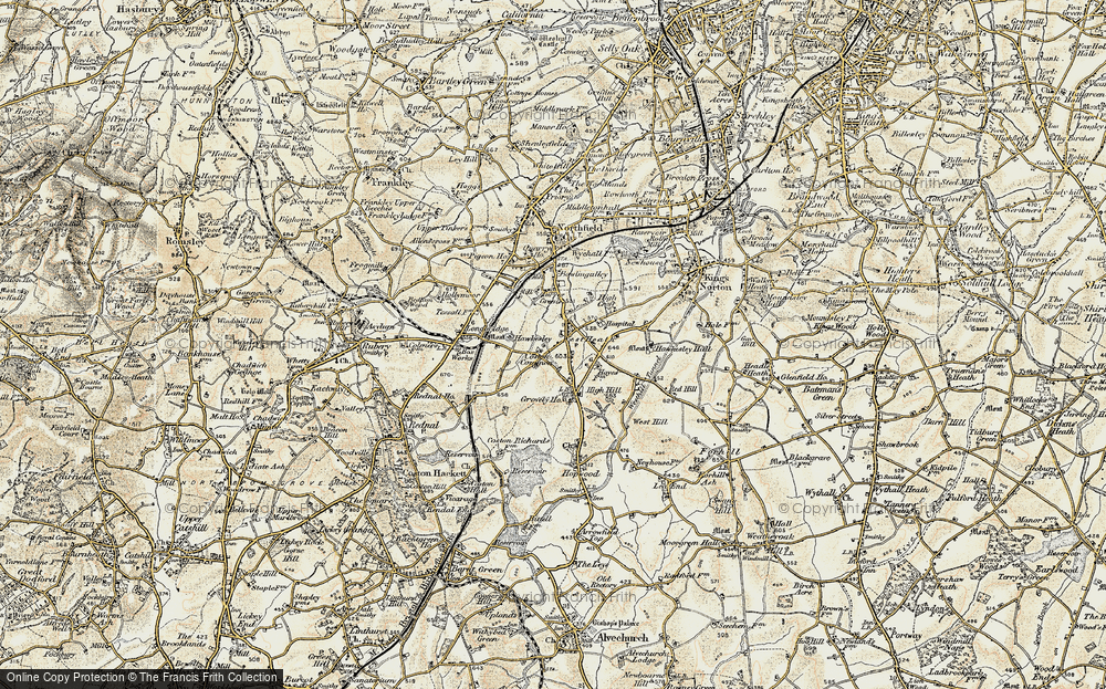 Old Map of West Heath, 1901-1902 in 1901-1902