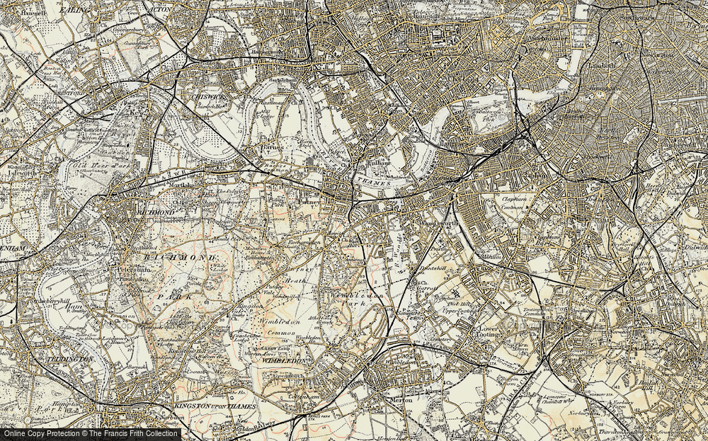 Old Map of West Hill, 1897-1909 in 1897-1909