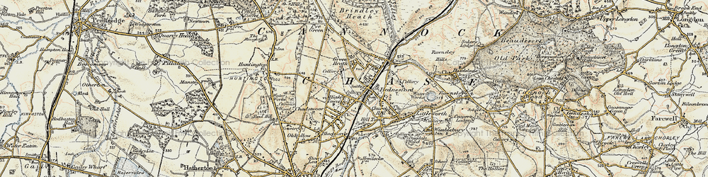 Old map of West Hill in 1902