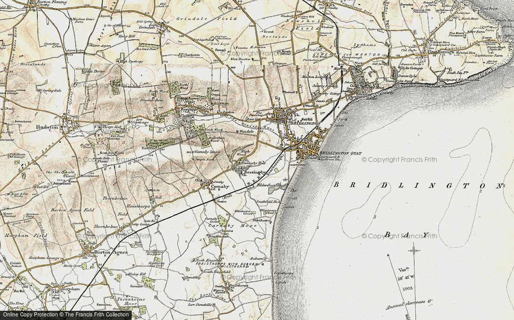 Old Map of West Hill, 1903-1904 in 1903-1904
