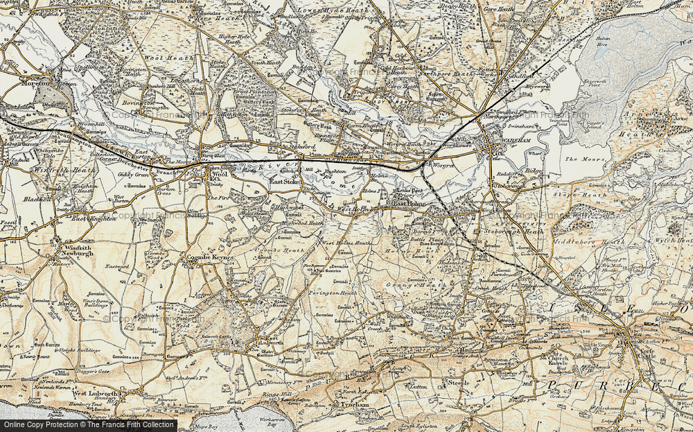 Old Map of West Holme, 1899-1909 in 1899-1909