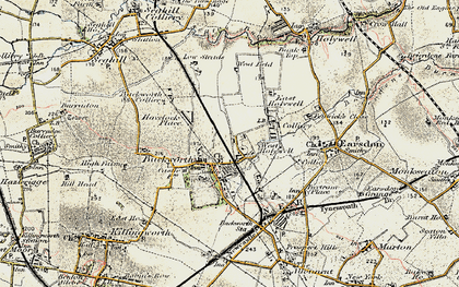 Old map of West Holywell in 1901-1903