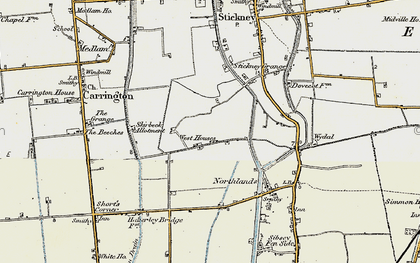 Old map of Arkendale in 1901-1903