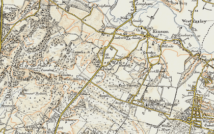Old map of West Howe in 1897-1909