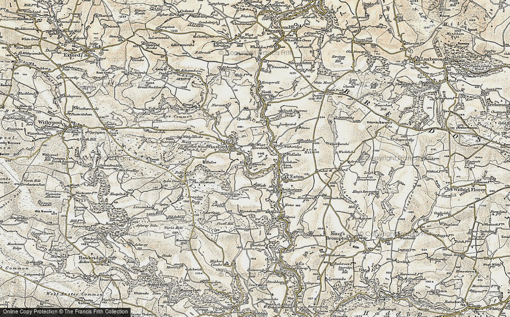 Old Map of West Howetown, 1898-1900 in 1898-1900