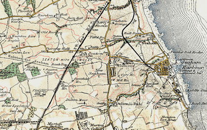 Old map of West Lea in 1901-1904