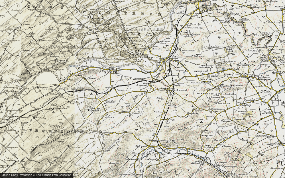 Old Map of West Learmouth, 1901-1904 in 1901-1904