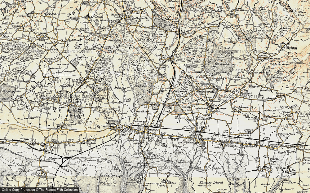 Old Map of West Leigh, 1897-1899 in 1897-1899