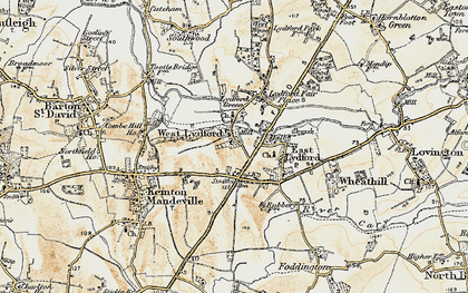 Old map of West Lydford in 1899