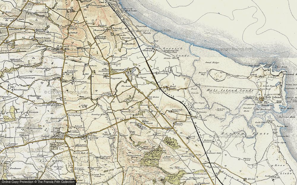 Old Map of West Mains, 1901-1903 in 1901-1903