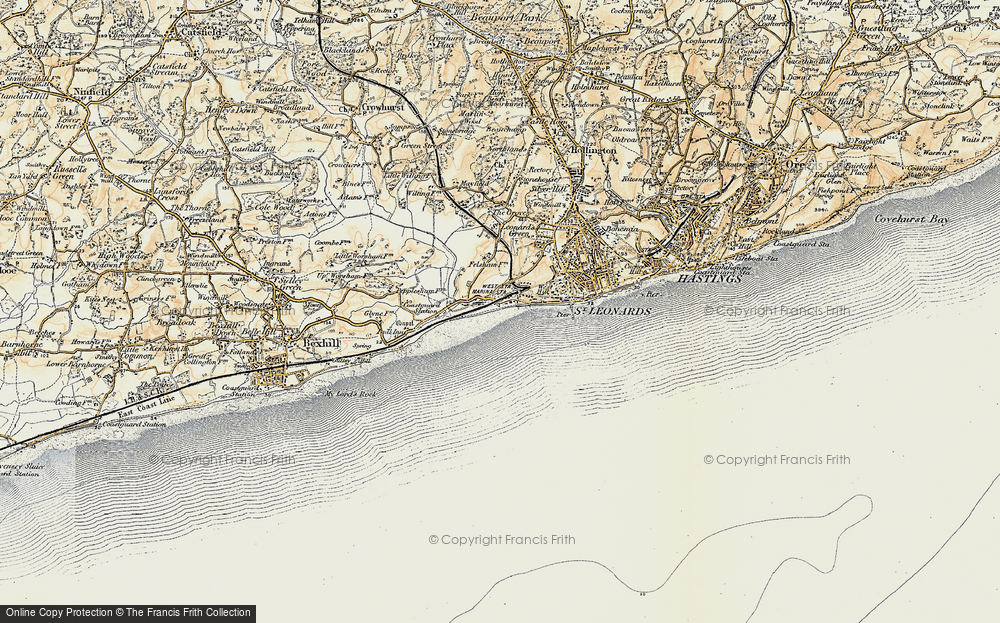Old Map of West Marina, 1898 in 1898