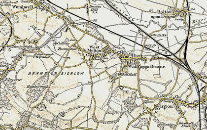 Old map of West Melton in 1903