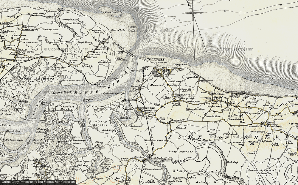 Old Map of Historic Map covering Lappel, The in 1897-1898
