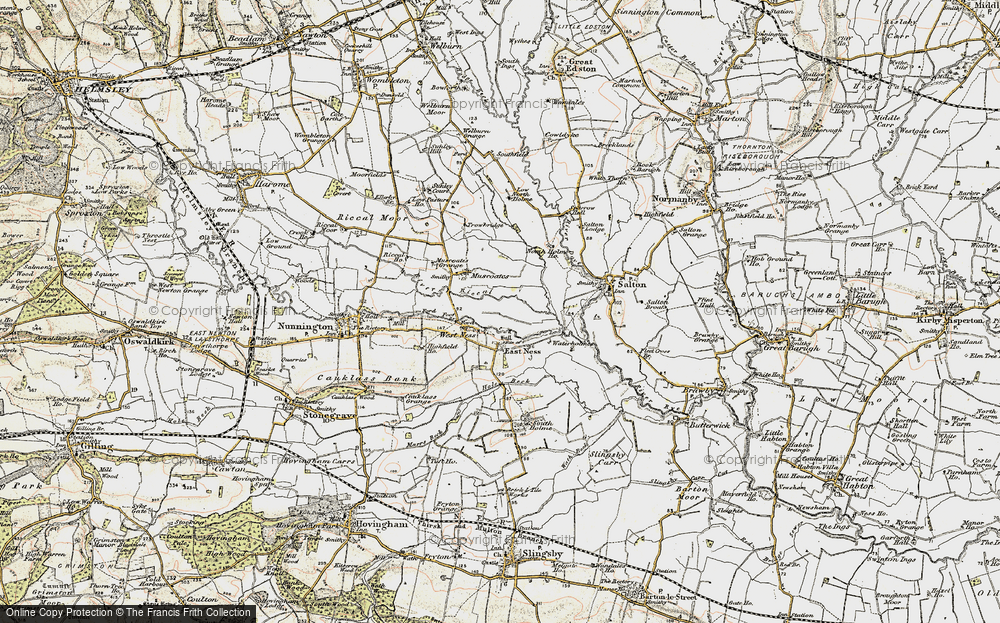 Old Map of West Ness, 1903-1904 in 1903-1904