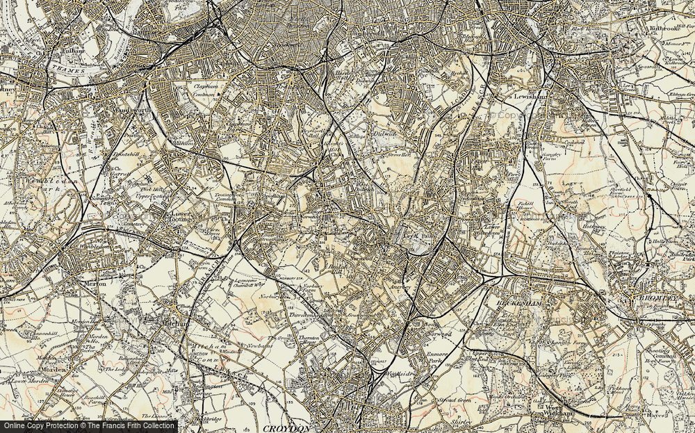 Old Map of West Norwood, 1897-1902 in 1897-1902