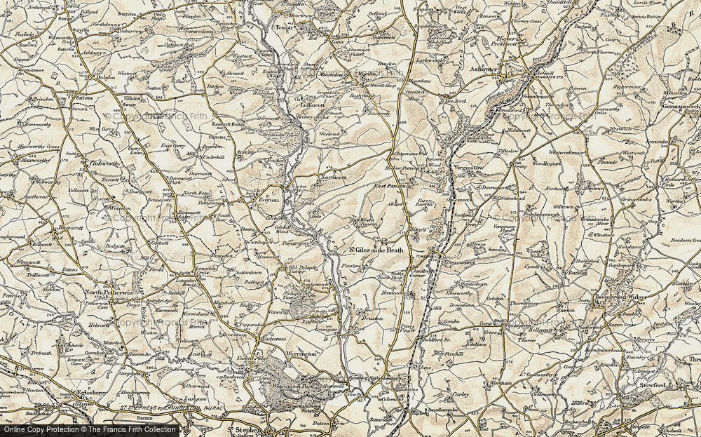 Old Map of West Panson, 1900 in 1900
