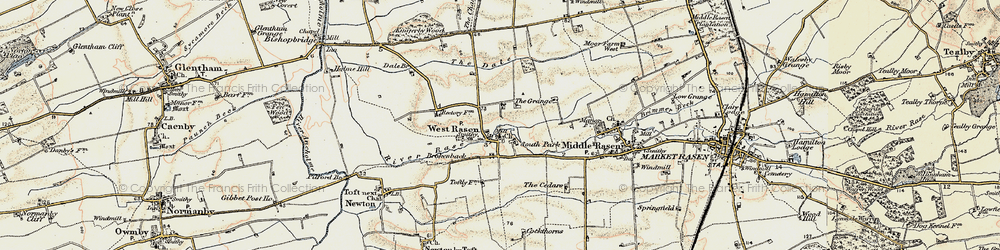 Old map of Brokenback in 1903