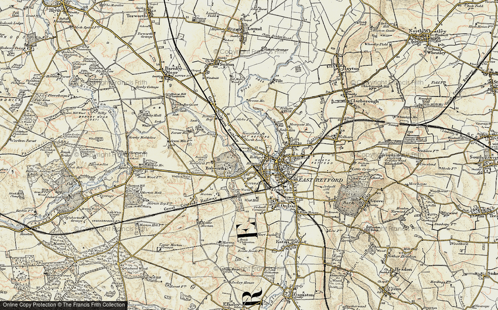 Old Map of West Retford, 1902-1903 in 1902-1903