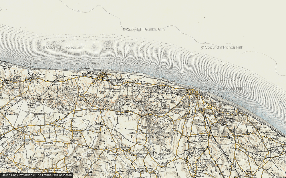 Old Map of West Runton, 1901-1902 in 1901-1902