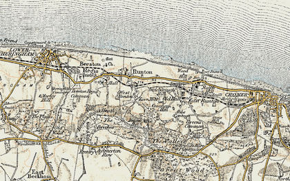 Old map of West Runton in 1901-1902