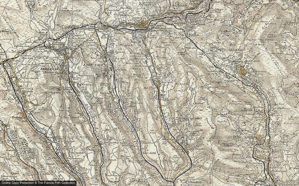Old Map of West Side, 1899-1900 in 1899-1900