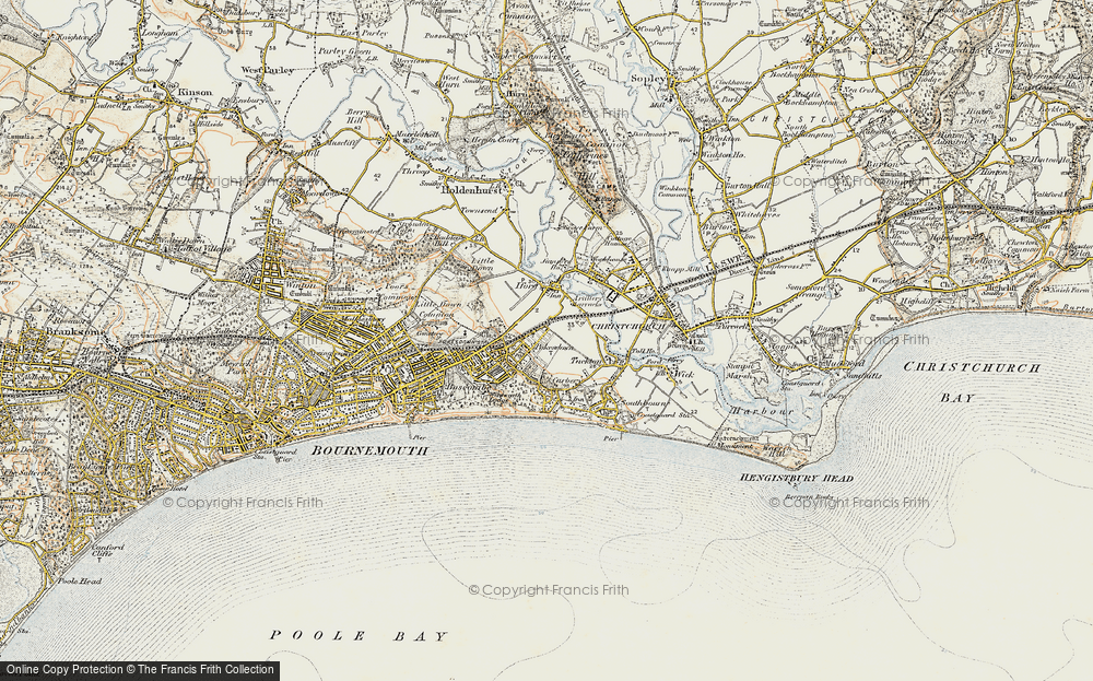 Old Map of West Southbourne, 1899-1909 in 1899-1909