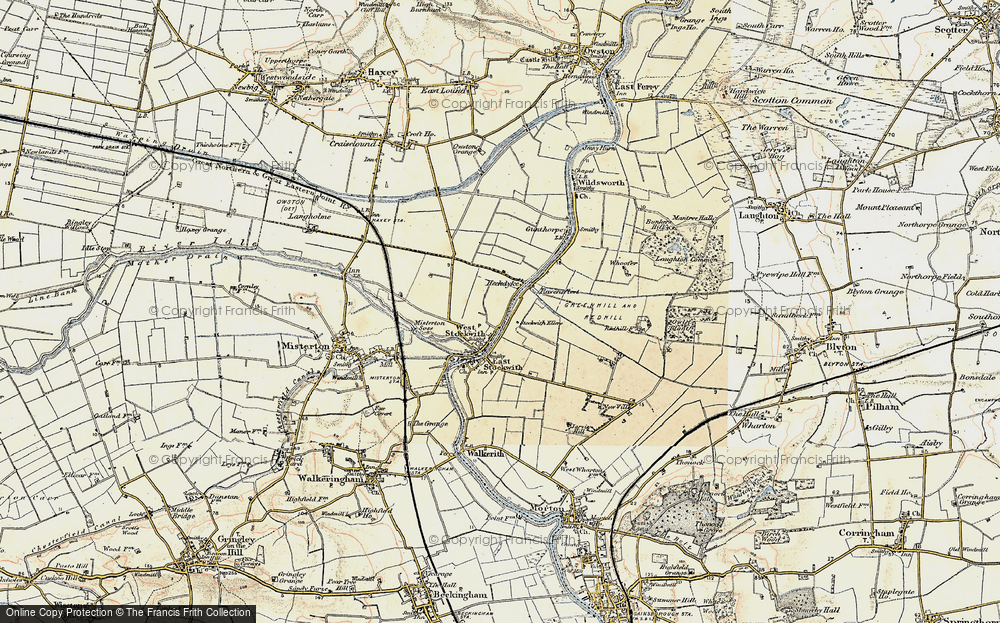Old Map of West Stockwith, 1903 in 1903