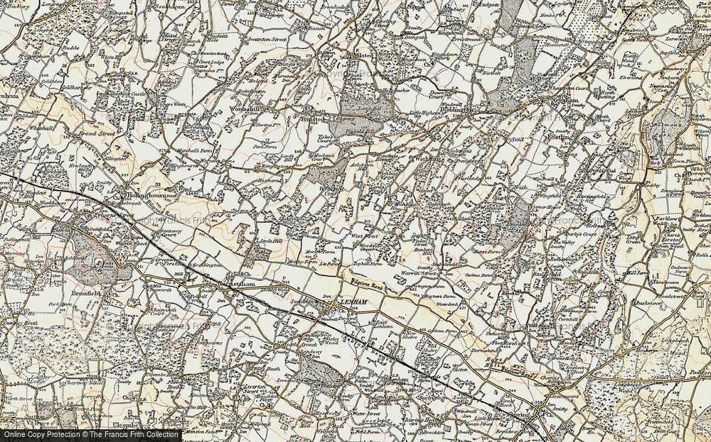 Old Map of West Street, 1897-1898 in 1897-1898