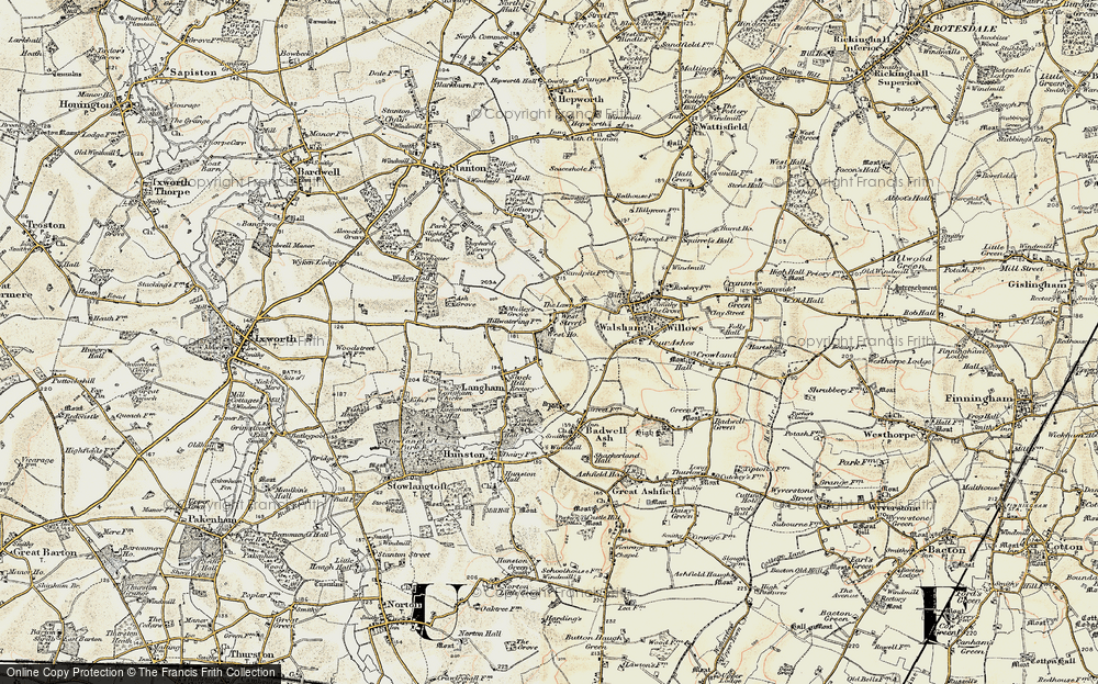 Old Map of West Street, 1901 in 1901