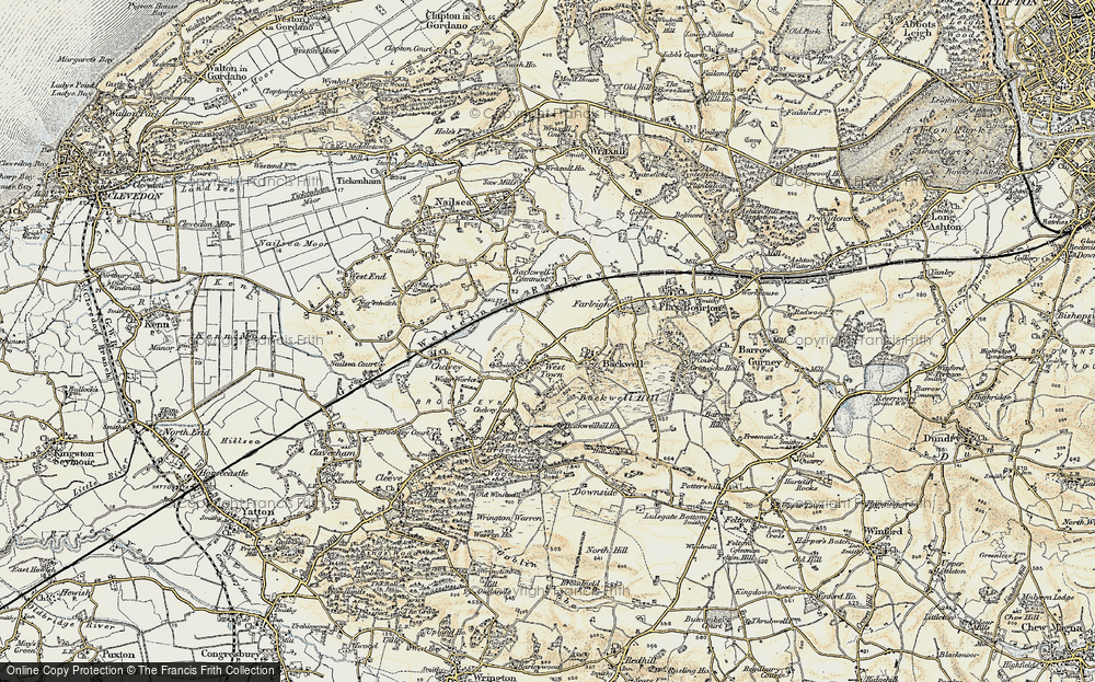 Old Map of West Town, 1899 in 1899
