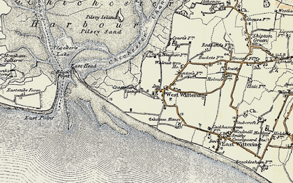 Old map of West Wittering in 1897-1899