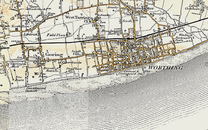 Old map of West Worthing in 1898