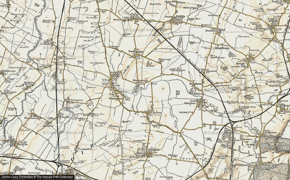 Old Map of Westborough, 1902-1903 in 1902-1903