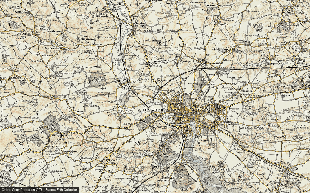 Old Map of Westbourne, 1898-1901 in 1898-1901