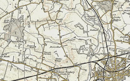 Old map of Westbrook in 1903
