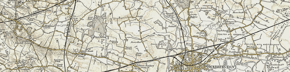 Old map of Westbrook in 1903