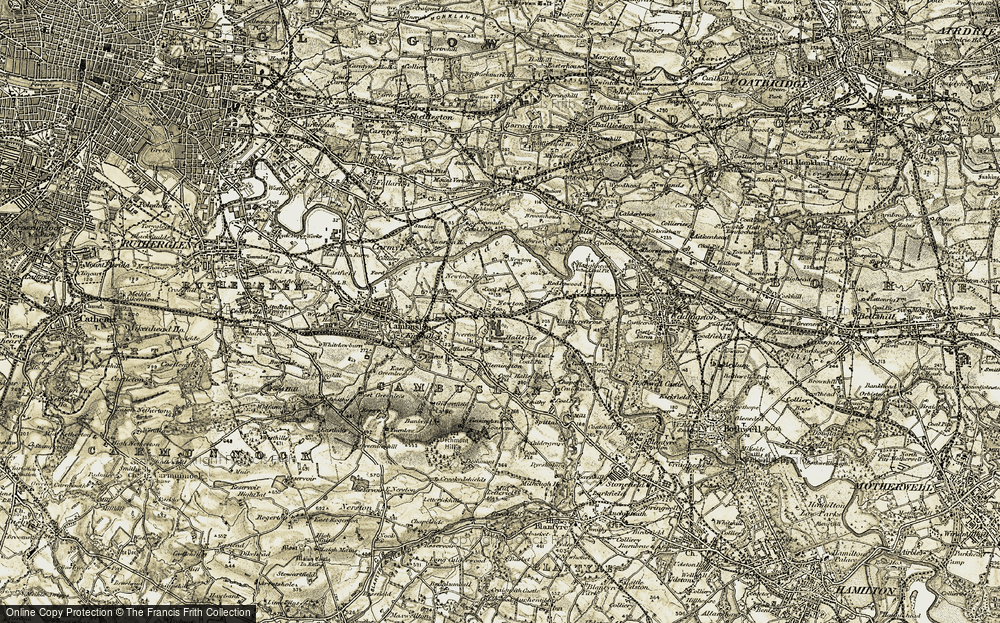 Old Map of Westburn, 1904-1905 in 1904-1905