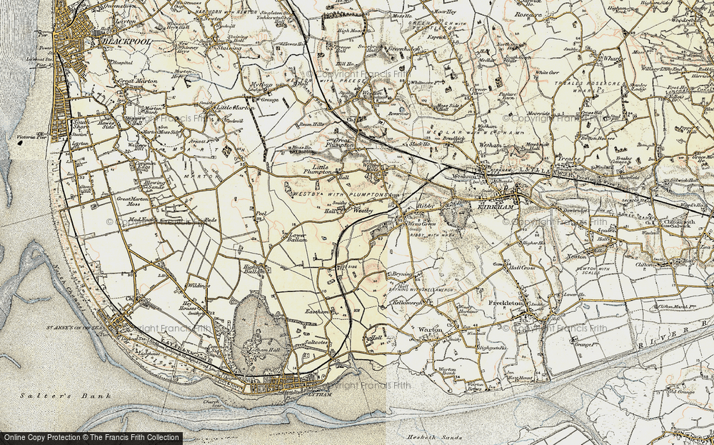 Old Map of Westby, 1903 in 1903