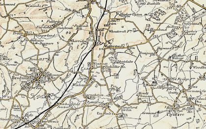 Old map of Bolealler Ho in 1898-1900