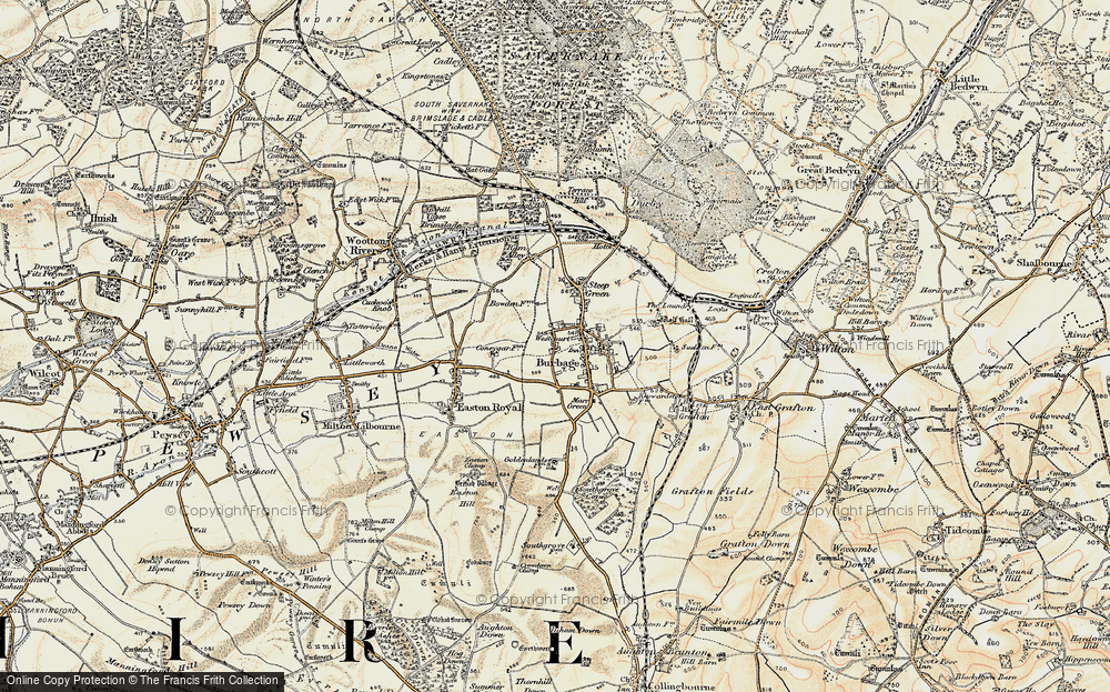 Old Map of Westcourt, 1897-1899 in 1897-1899