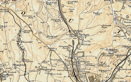 Old map of Westdene in 1898