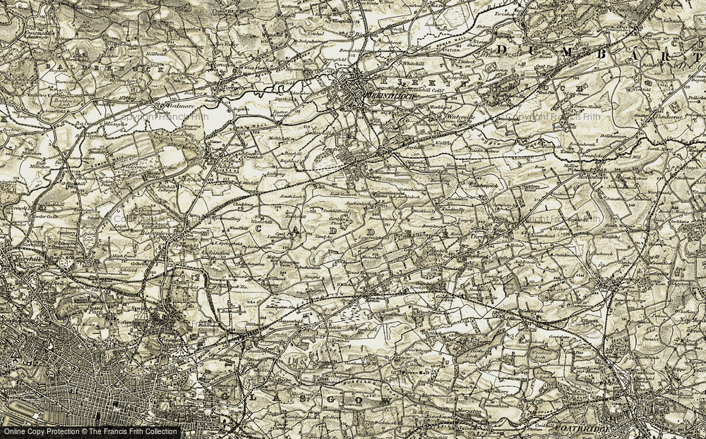 Old Map of Wester Auchinloch, 1904-1905 in 1904-1905