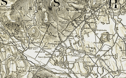 Old map of Wester Parkgate in 1901-1905