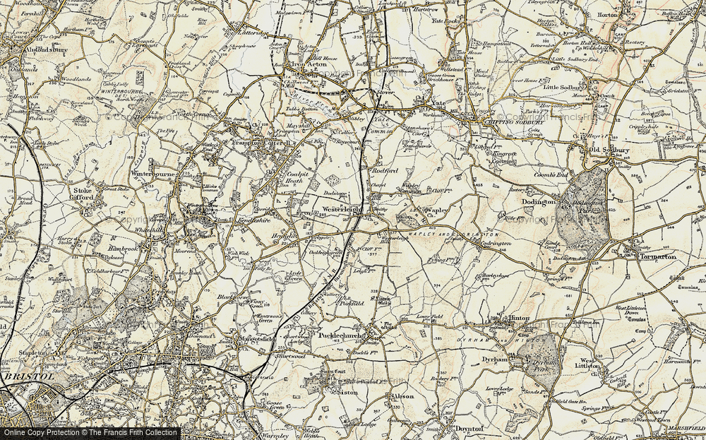 Old Map of Westerleigh, 1899 in 1899